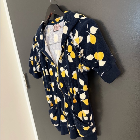 Juicy Couture L Y2K vintage velour lemon hoodie great vintage condition - Picture 11 of 15